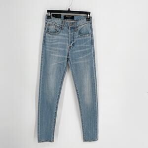 DSTLD Mom Jean High Rise Light Wash Button Fly Skinny NEW Womens Sz 24x30